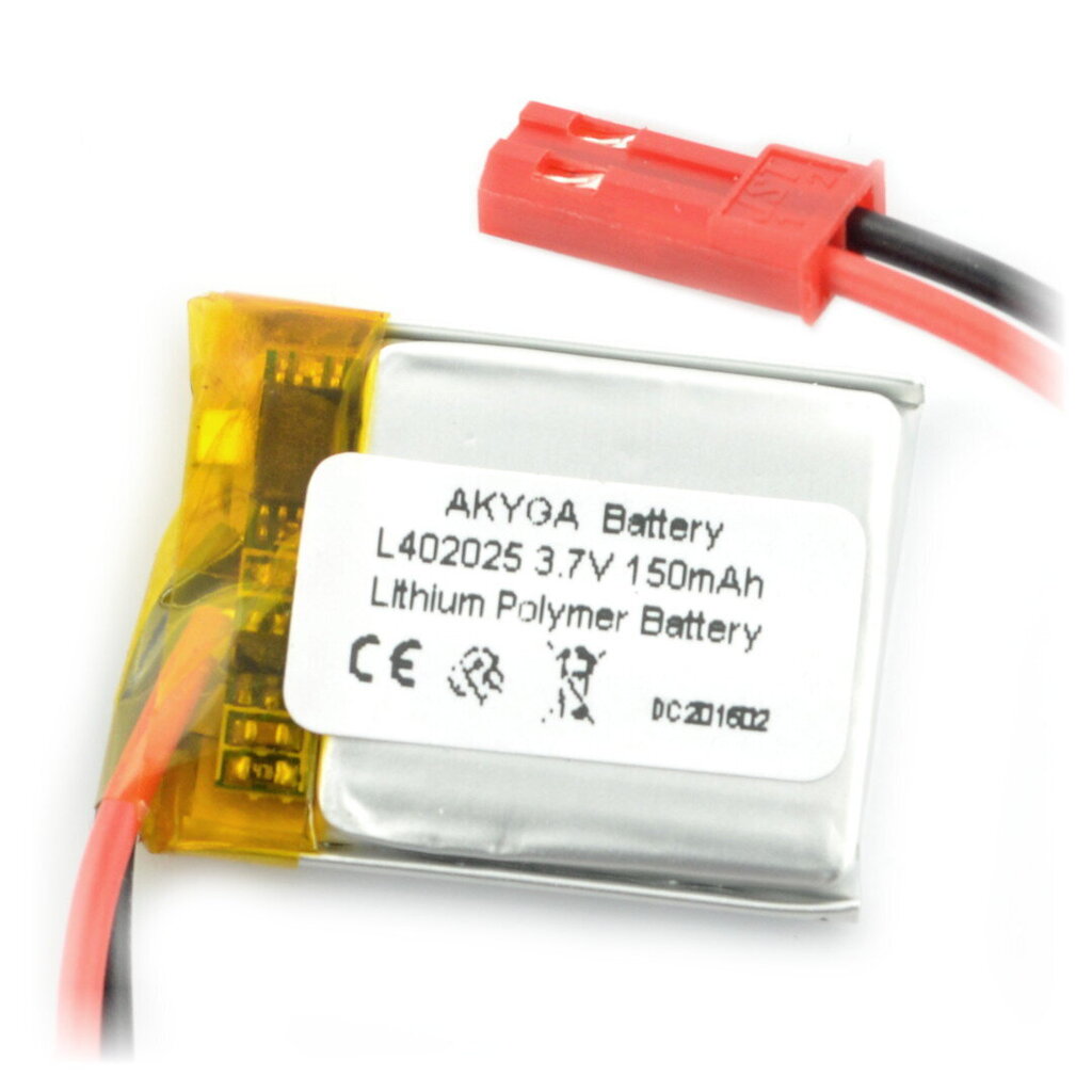 Akyga Li-Pol 150mAh 1S 3.7V цена и информация | Autoakud | hansapost.ee