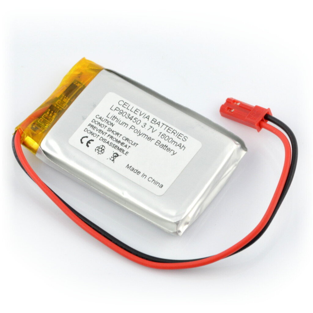 Cellevia Li-Pol 1600mAh 1S 3.7V цена и информация | Autoakud | hansapost.ee