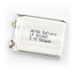 Аккумулятор Akyga AN-06037 Li-Pol 560мАч 1S 3.7В цена и информация | Аккумуляторы | hansapost.ee