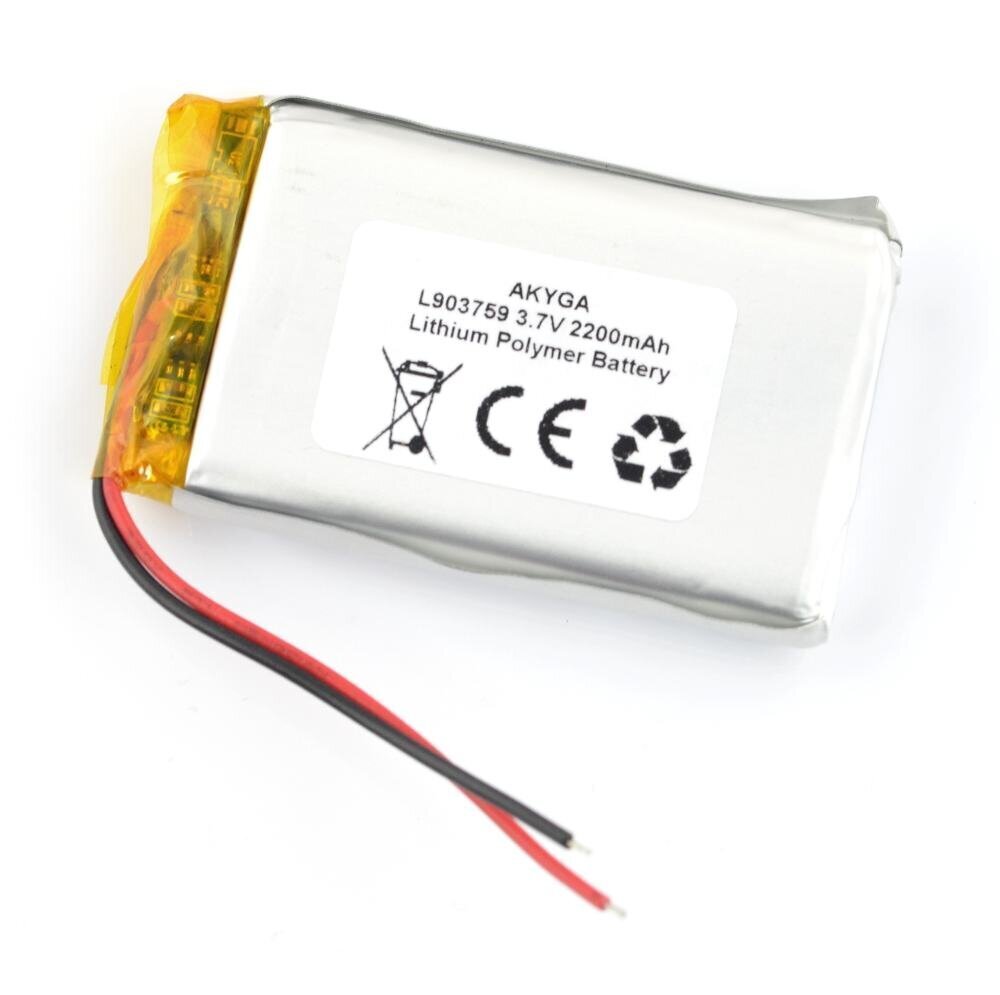 Akyga Li-Pol 2200mAh 1S 3.7V price and information | Autoakud | hansapost.ee