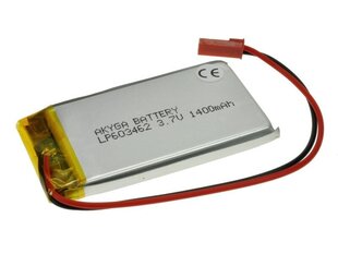 Аккумулятор Akyga AN-06031 Li-Pol 1400mAh 1S 3.7V JST-BEC цена и информация | Аккумуляторы | hansapost.ee