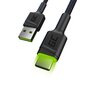 Green Cell KABGC13, USB - USB-C, 2m hind ja info | Mobiiltelefonide kaablid | hansapost.ee