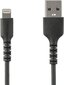 STARTECH 1m USB to Lightning Cable black цена и информация | Mobiiltelefonide kaablid | hansapost.ee