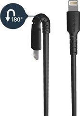 STARTECH 1m USB to Lightning Cable black hind ja info | Mobiiltelefonide kaablid | hansapost.ee