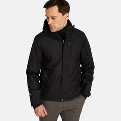Куртка мужская Huppa весна-осень JANEK 2, черная цена и информация | Мужские куртки | hansapost.ee