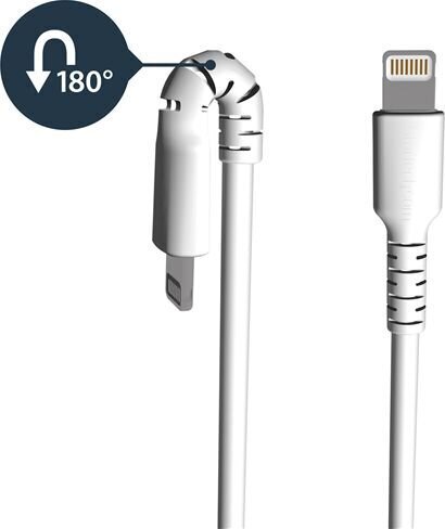STARTECH 2m USB to Lightning Cable white hind ja info | Mobiiltelefonide kaablid | hansapost.ee