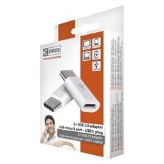 Адаптер USB micro B/F - USB C/M цена и информация | Borofone 43757-uniw | hansapost.ee