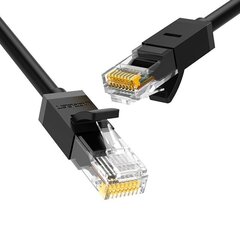 Сетевой кабель Ugreen Ethernet RJ45 Cat 6 UTP 1000Mbps 1 м, черный (20159) цена и информация | Borofone 43757-uniw | hansapost.ee