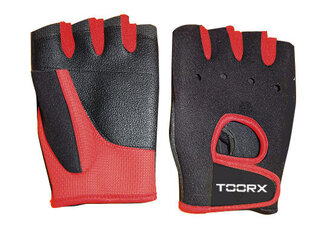 Перчатки тренировочные Toorx, чёрно-красные цена и информация | Toorx Товары для спорта | hansapost.ee