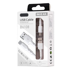 OnePlus USB-micro USB 1m 2.4A цена и информация | Borofone 43757-uniw | hansapost.ee