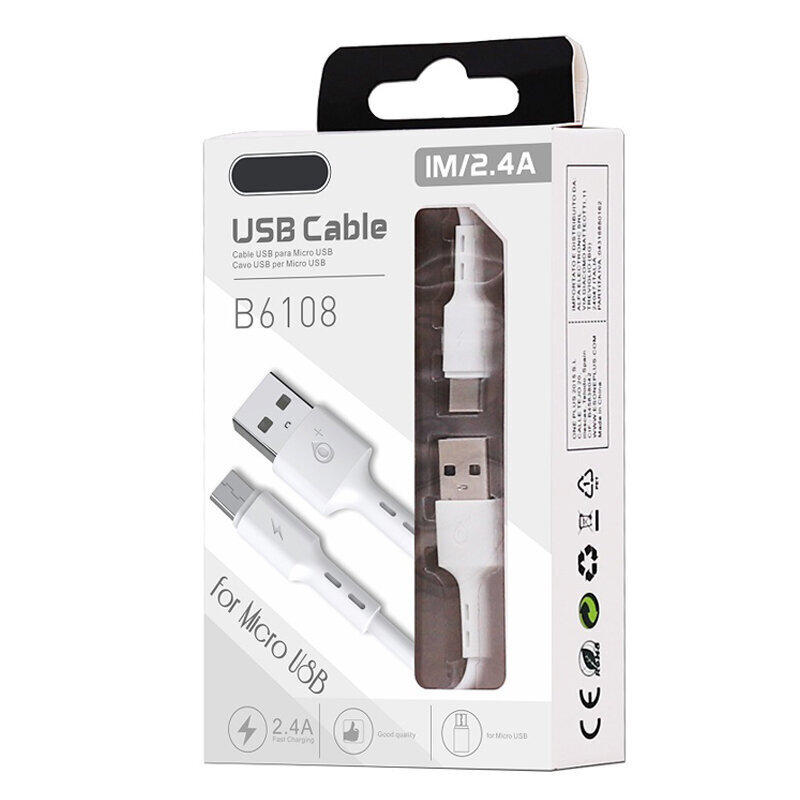 OnePlus USB-micro USB 1m 2.4A цена и информация | Mobiiltelefonide kaablid | hansapost.ee