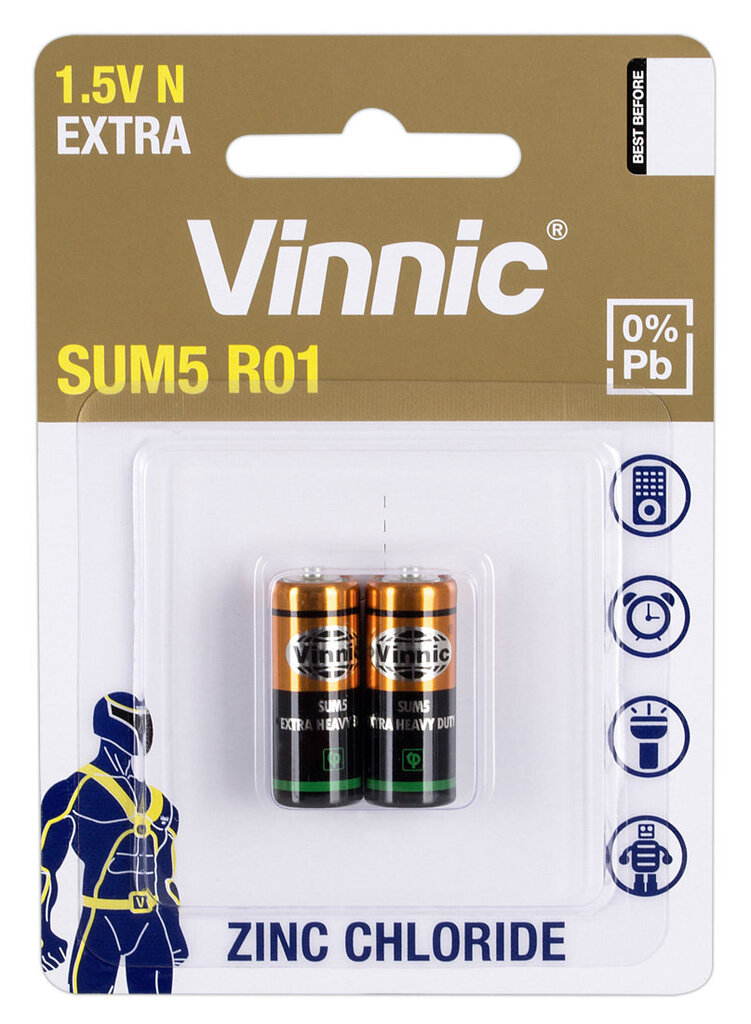 Vinnic patareid LR1, 2 tk цена и информация | Patareid | hansapost.ee