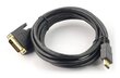 Cabletech DVI-D/HDMI, 1.8 m цена и информация | Juhtmed ja kaablid | hansapost.ee