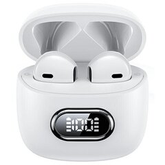 USAMS Słuchawki Bluetooth 5.3 TWS IA II series bezprzewodowe biały|white BHUIAII02 (USAMS-IAII15) цена и информация | Наушники | hansapost.ee