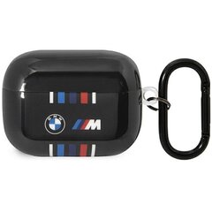 BMW BMAP22SWTK AirPods Pro cover czarny|black Multiple Colored Lines цена и информация | BMW Внешние аксессуары для компьютеров | hansapost.ee