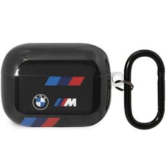 BMW BMAP222SOTK AirPods Pro 2 gen cover czarny|black Tricolor Stripes цена и информация | BMW Компьютерная техника | hansapost.ee
