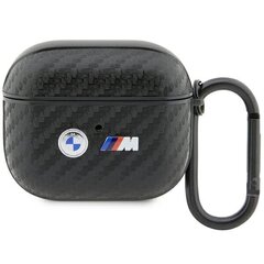 BMW BMA3WMPUCA2 AirPods 3 gen cover czarny|black Carbon Double Metal Logo цена и информация | Аксессуары для наушников | hansapost.ee