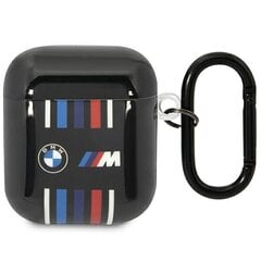 BMW BMA222SWTK AirPods 1|2 cover czarny|black Multiple Colored Lines цена и информация | Наушники | hansapost.ee
