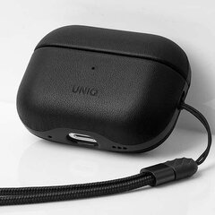 Uniq case Terra AirPods Pro 2nd gen. Genuine Leather black|dallas black цена и информация | Uniq Внешние аксессуары для компьютеров | hansapost.ee