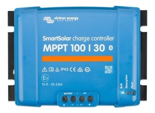 Контроллер заряда Victron Energy SmartSolar MPPT 100/30 цена и информация | Зарядные устройства для аккумуляторов | hansapost.ee