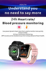 Wotchi Умные часы WQX7P - розовые цена и информация | Смарт-часы (smartwatch) | hansapost.ee