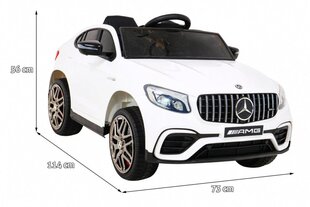 Одноместный детский электромобиль Mercedes Benz GLC63S, белый цена и информация | Mercedes Уличные игрушки для детей | hansapost.ee