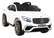 Ühekohaline elektriauto lastele Mercedes Benz GLC63S, valge hind ja info | Laste elektriautod | hansapost.ee