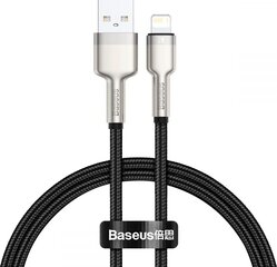 Кабель Baseus Cafule Series USB для IP 2.4A 0.25 м, черный цена и информация | Borofone 43757-uniw | hansapost.ee