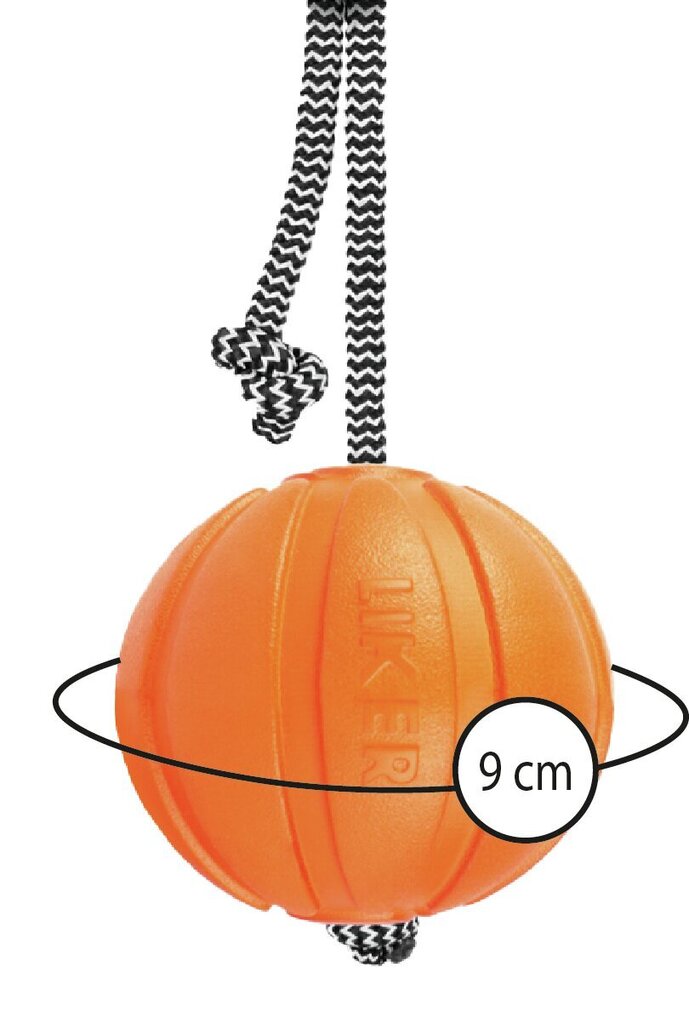 Interaktiivne koeramänguasi Doggy Liker Cord, 9 cm, oranž цена и информация | Koerte mänguasjad | hansapost.ee