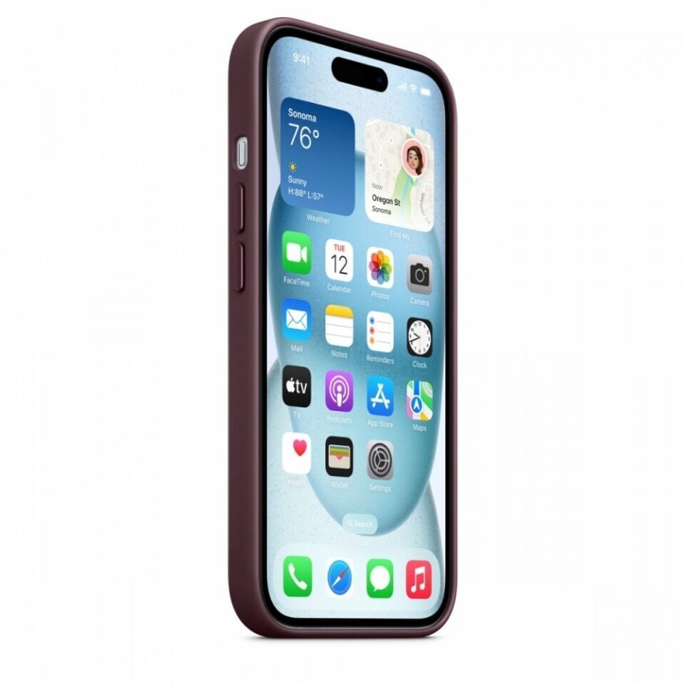 Apple FineWoven Case MagSafe MT3E3ZM/A Mulberry цена и информация | Telefonide kaitsekaaned ja -ümbrised | hansapost.ee