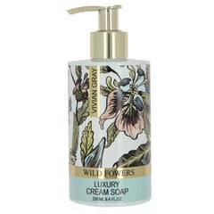 Wild Flow vedelseep (Luxury Cream Soap) 250 ml hind ja info | Dušigeelid, õlid | hansapost.ee