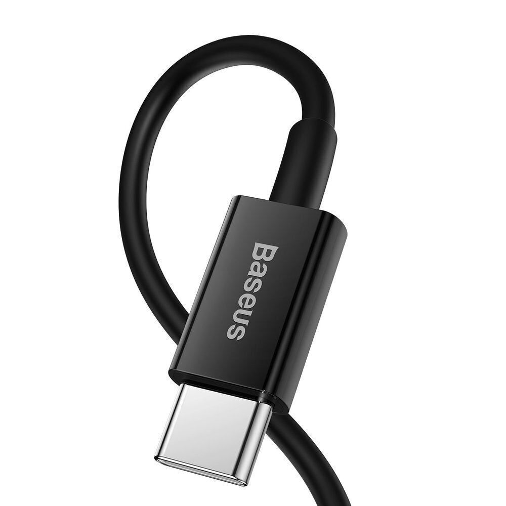 Baseus BSU2666BLK, USB Typ C / Lightning hind ja info | Mobiiltelefonide kaablid | hansapost.ee