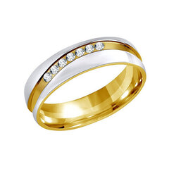 Silvego Стальное обручальное кольцо для женщин MARRIAGE RRC2050-Z цена и информация | Кольца | hansapost.ee