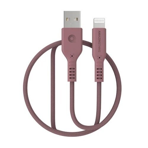 Premium MFI sertifitseeritud kaabel USB - Lightning (roosa, 1.1m) hind ja info | Mobiiltelefonide kaablid | hansapost.ee