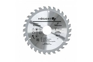 Пильный диск 165x30Tx30 Hoegert HT6D777 цена и информация | Механические инструменты | hansapost.ee