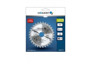Пильный диск 165x30Tx30 Hoegert HT6D777 цена и информация | Механические инструменты | hansapost.ee