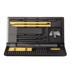 Precision screwdriver kit pro Hoto QWLSD012 + electronics repair kit цена и информация | Ручной инструмент, 18 В 125 мм бесщеточная угловая шлифовальная машина для Makita Cordless, замена литий-ионного аккумулятора | hansapost.ee