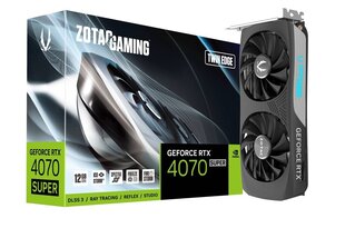 Zotac gaming GeForce RTX 4070 Super Twin Edge (ZT-D40720E-10M) цена и информация | Видеокарты | hansapost.ee