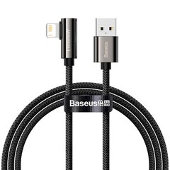 Cable USB to Lightning Baseus Legend Series, 2.4A, 1m (black) hind ja info | Mobiiltelefonide kaablid | hansapost.ee