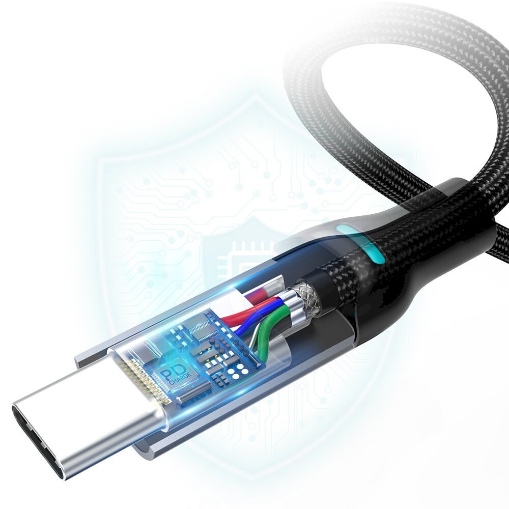Choetech USB Type C - USB Type C, 1,8 m hind ja info | Mobiiltelefonide kaablid | hansapost.ee