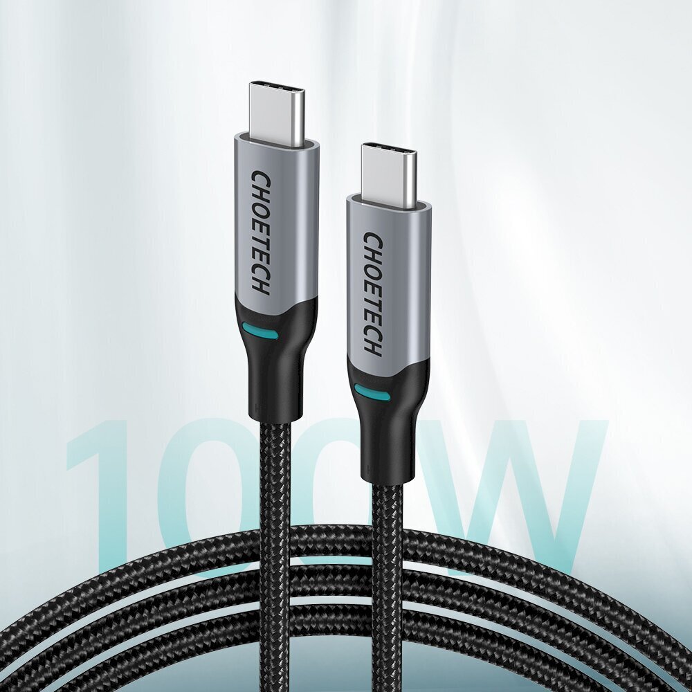 Choetech USB Type C - USB Type C, 1,8 m hind ja info | Mobiiltelefonide kaablid | hansapost.ee