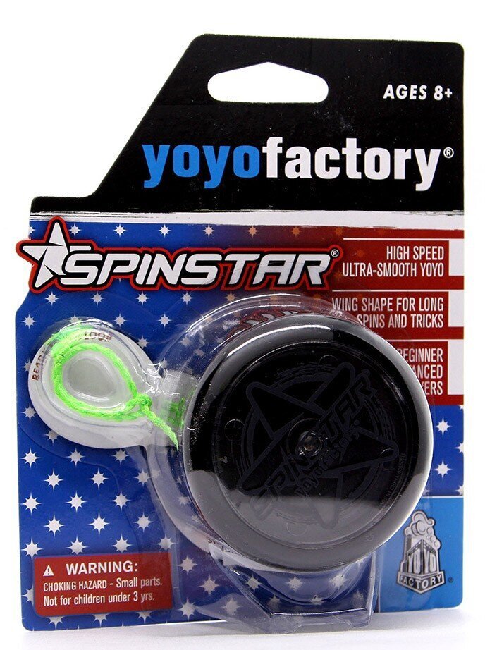 YoYo Factory Spinstar yo-yo must цена и информация | Lauamängud ja mõistatused perele | hansapost.ee