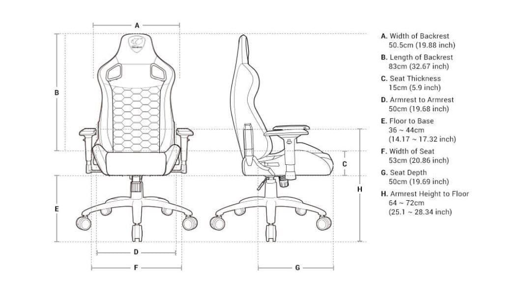 Mänguritool Cougar Outrider S, Black цена и информация | Kontoritoolid | hansapost.ee