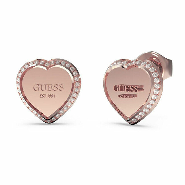 Kõrvarõngad naistele Guess Fine Heart JUBE01427JWRGT/U sGU2482 hind ja info | Kõrvarõngad | hansapost.ee