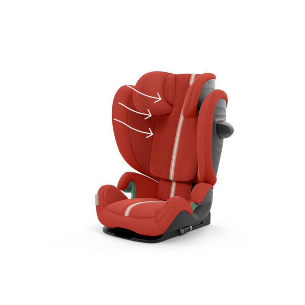 Cybex turvatool Solution G I-Fix Plus, 15-36 kg, Hibiscus Red Plus hind ja info | Turvatoolid ja turvahällid | hansapost.ee