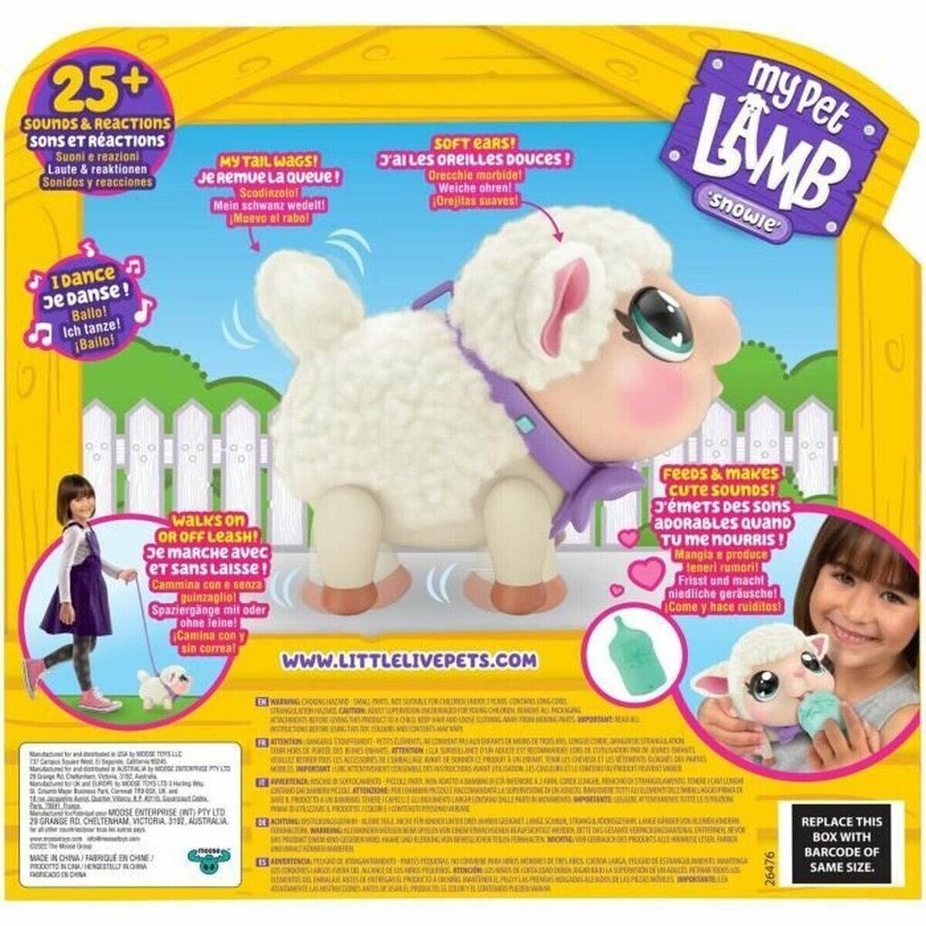 Interaktiivne mänguasi Moose Toys My Pet Lamb My Pet Lamb цена и информация | Mänguasjad tüdrukutele | hansapost.ee