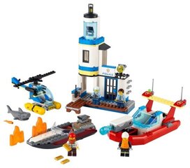 60308 Действия береговой полиции и пожарной охраны LEGO® City цена и информация | Конструкторы и кубики | hansapost.ee