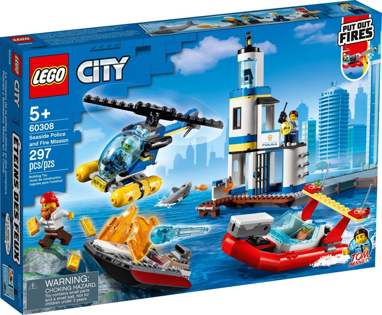 60308 LEGO® City rannikupolitsei ja tuletõrje aktsioon hind ja info | Klotsid ja konstruktorid | hansapost.ee