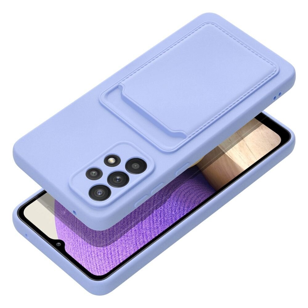 Telefoniümbris Forcell CARD - SAMSUNG A54, lilla hind ja info | Telefonide kaitsekaaned ja -ümbrised | hansapost.ee