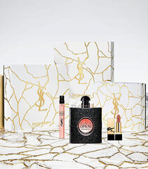 Komplekt Yves Saint Laurent Black Opium EDP naistele: parfüümvesi 90 ml + huulepulk + mini 10 ml hind ja info | Yves Saint Laurent Parfüümid, lõhnad ja kosmeetika | hansapost.ee